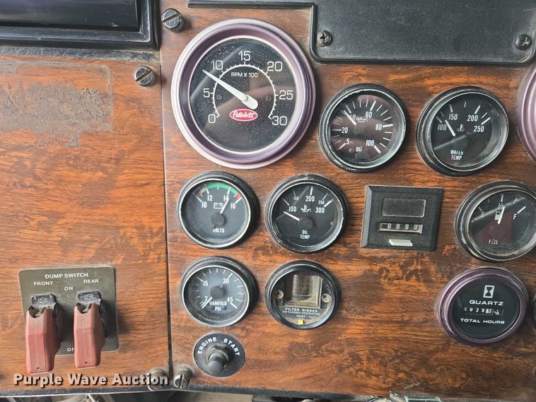 image for item EB1363 1997 Peterbilt 378 dump truck