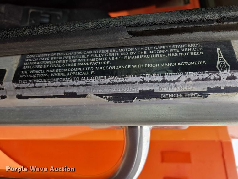 image for item EB1363 1997 Peterbilt 378 dump truck