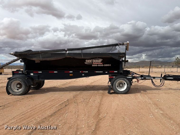 image for item ED5160 2016 Side Dump Industries DS22BAR2S2J12 side dump pup trailer