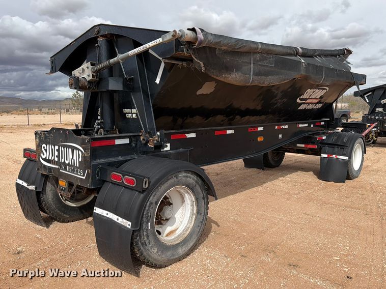 image for item ED5160 2016 Side Dump Industries DS22BAR2S2J12 side dump pup trailer