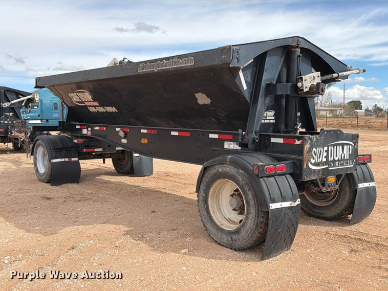 image for item ED5160 2016 Side Dump Industries DS22BAR2S2J12 side dump pup trailer
