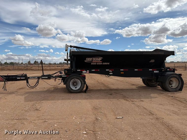 image for item ED5160 2016 Side Dump Industries DS22BAR2S2J12 side dump pup trailer