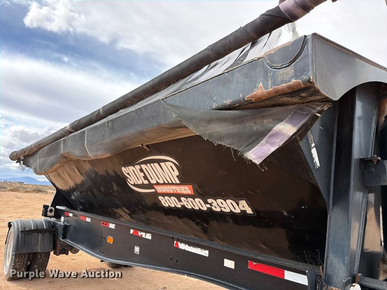 image for item ED5160 2016 Side Dump Industries DS22BAR2S2J12 side dump pup trailer