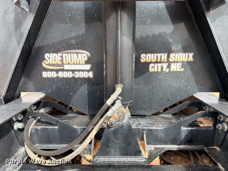 image for item ED5160 2016 Side Dump Industries DS22BAR2S2J12 side dump pup trailer