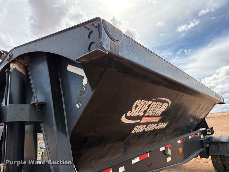 image for item ED5160 2016 Side Dump Industries DS22BAR2S2J12 side dump pup trailer