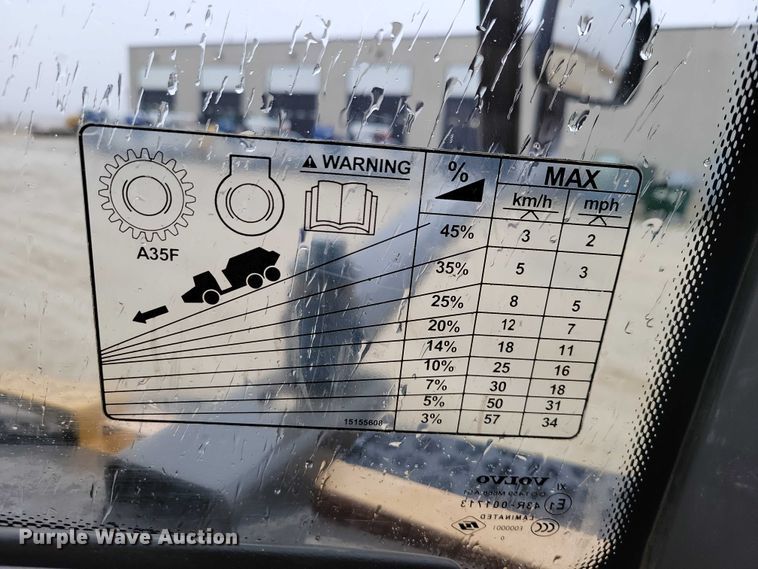 image for item EE0897 Volvo A35F articulated haul truck