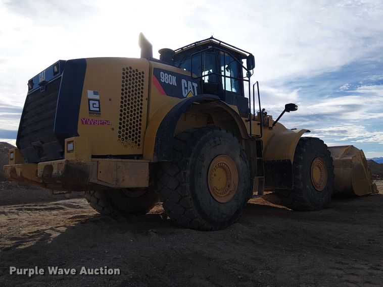 image for item EE5185 2014 Caterpillar 980K wheel loader