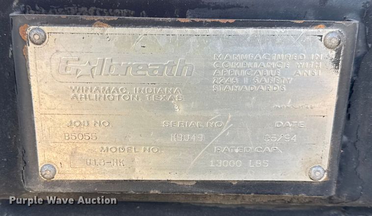 image for item EF2415 1993 Mack CS hook lift truck