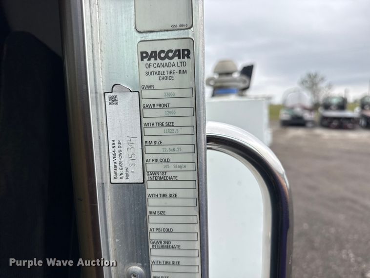 image for item EG2169 2015 Kenworth T370 utility / service truck