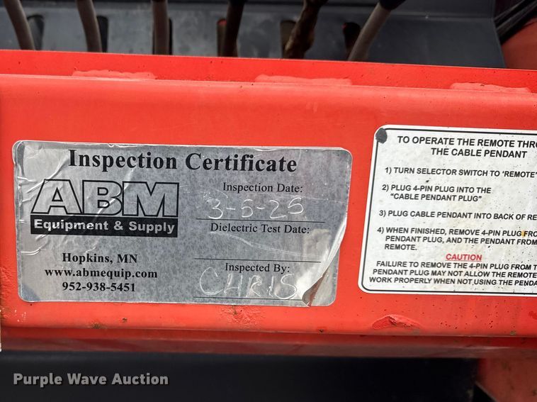 image for item EG8851 2015 Freightliner 114SD crane truck