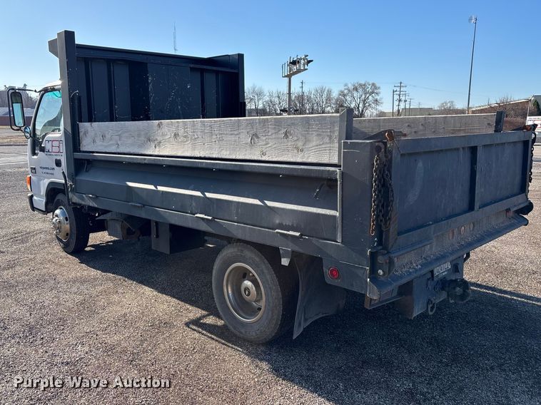image for item EM5023 2002 GMC W4500 dump flatbed truck