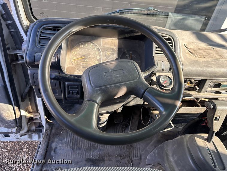 image for item EM5023 2002 GMC W4500 dump flatbed truck