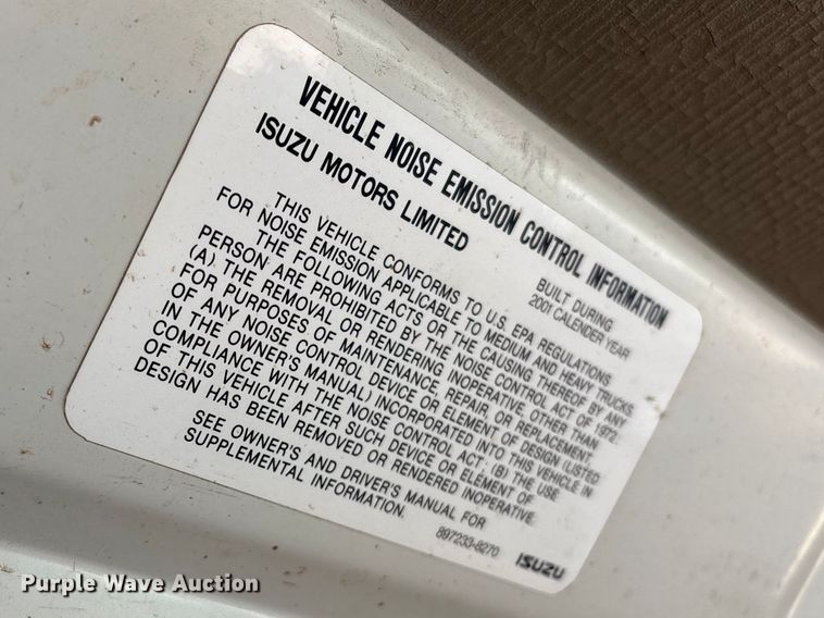 image for item EM5023 2002 GMC W4500 dump flatbed truck