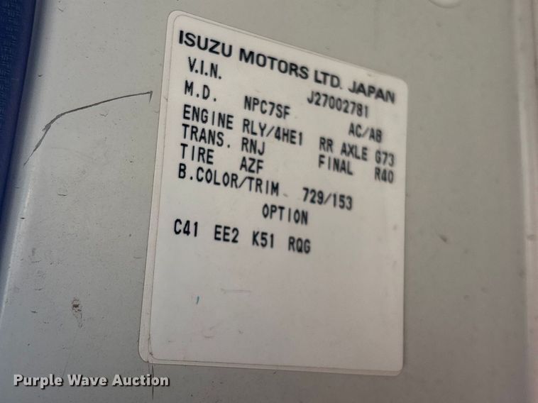 image for item EM5023 2002 GMC W4500 dump flatbed truck