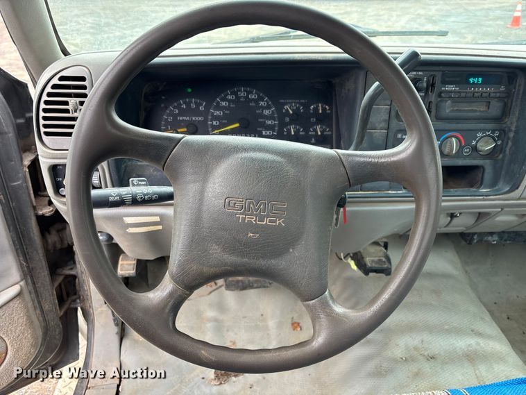 image for item EM5029 2000 GMC Sierra C3500 dump bed pickup truck