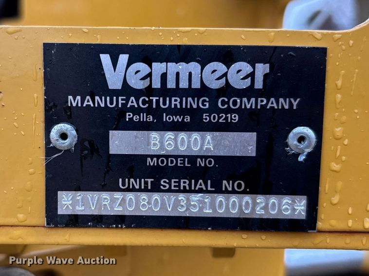 image for item EM5046 2005 Vermeer RT650 trencher