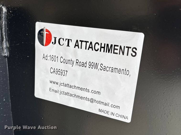 image for item EO4025 JCT skid steer tiller