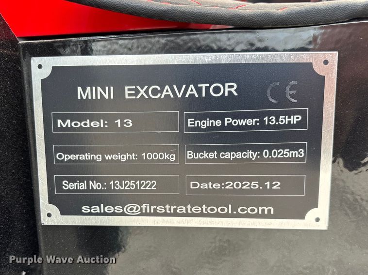 image for item EO4041 Future FT13 mini excavator