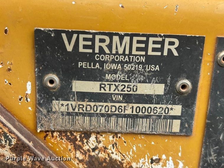 image for item EO4044 Vermeer RTX250 trencher