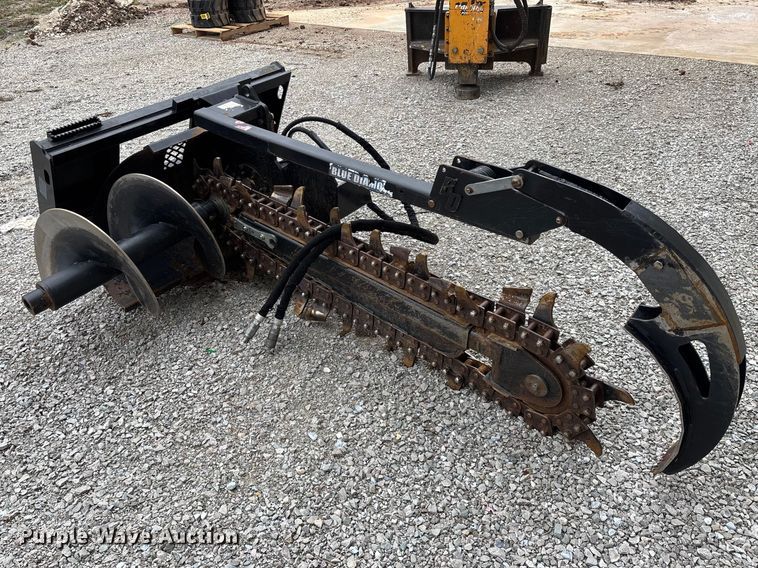 image for item EO4045 Blue Diamond 131230 skid steer trencher