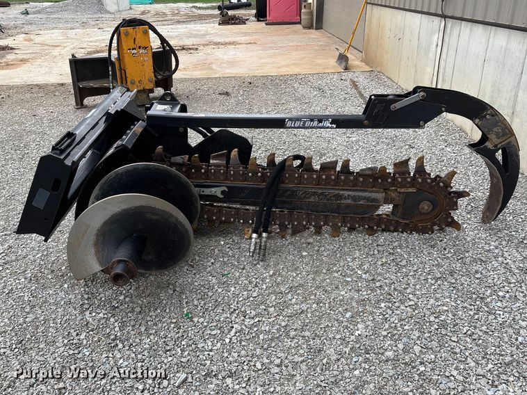 image for item EO4045 Blue Diamond 131230 skid steer trencher