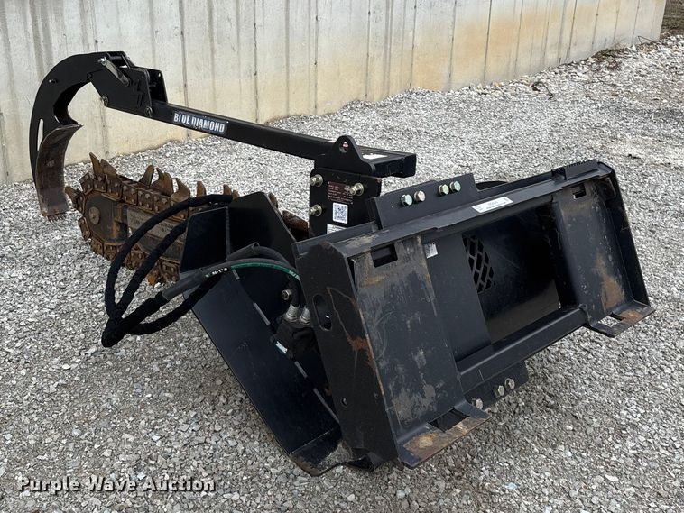 image for item EO4045 Blue Diamond 131230 skid steer trencher