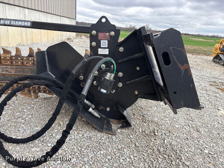 image for item EO4045 Blue Diamond 131230 skid steer trencher