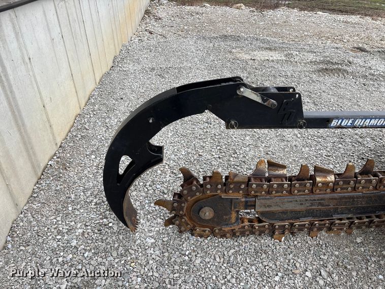image for item EO4045 Blue Diamond 131230 skid steer trencher