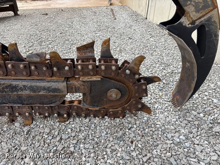 image for item EO4045 Blue Diamond 131230 skid steer trencher