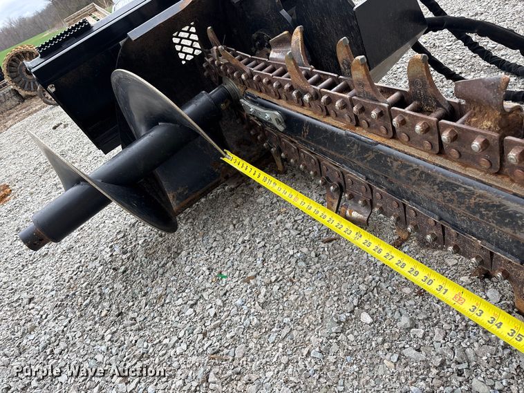 image for item EO4045 Blue Diamond 131230 skid steer trencher