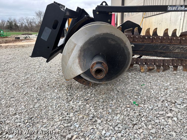 image for item EO4045 Blue Diamond 131230 skid steer trencher