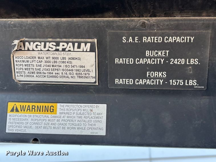 image for item EO4047 Willmar 4550 wheel loader