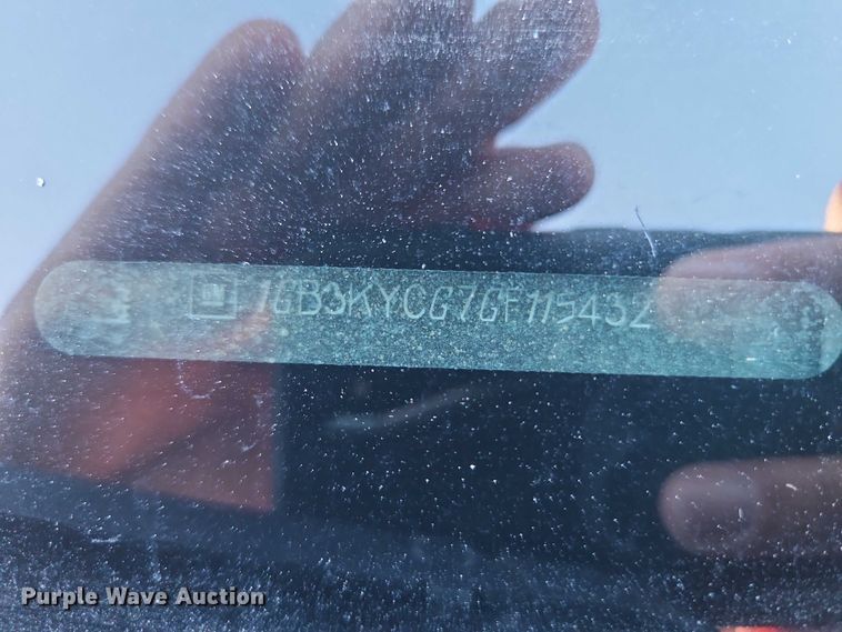 image for item EO4734 2016 Chevrolet Silverado 3500 dump bed pickup truck