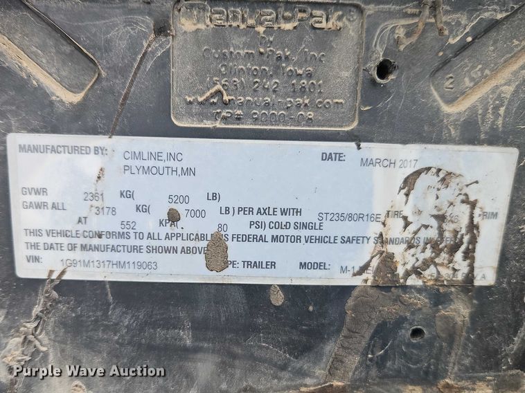 image for item EO7118 2017 Cimline Magma M1 melter applicator