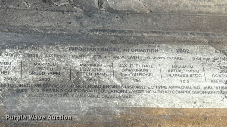 image for item ES5932 2002 Caterpillar 938G Series II wheel loader