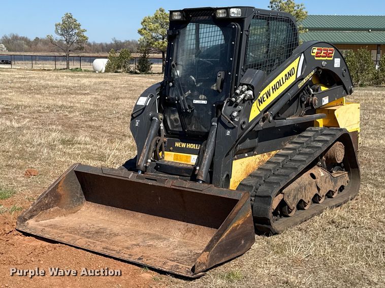 image for item ES5955 2017 New Holland C232 tracked skid steer loader