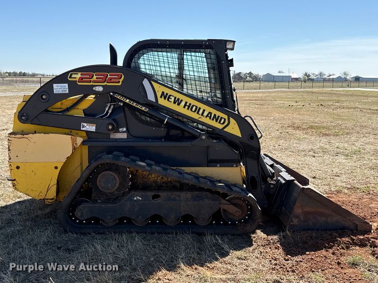 image for item ES5955 2017 New Holland C232 tracked skid steer loader