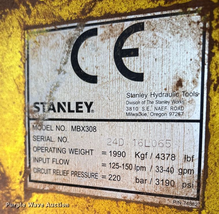image for item ES8622 Stanley MBX308 breaker