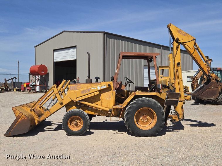 image for item ET1468 Case 480F backhoe