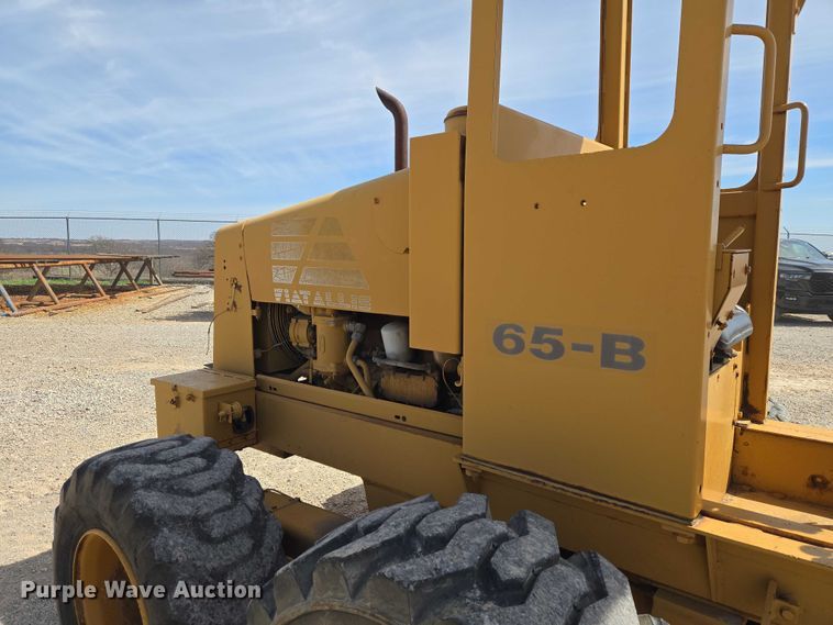 image for item ET1470 1993 Fiatallis 65-B rigid frame motor grader