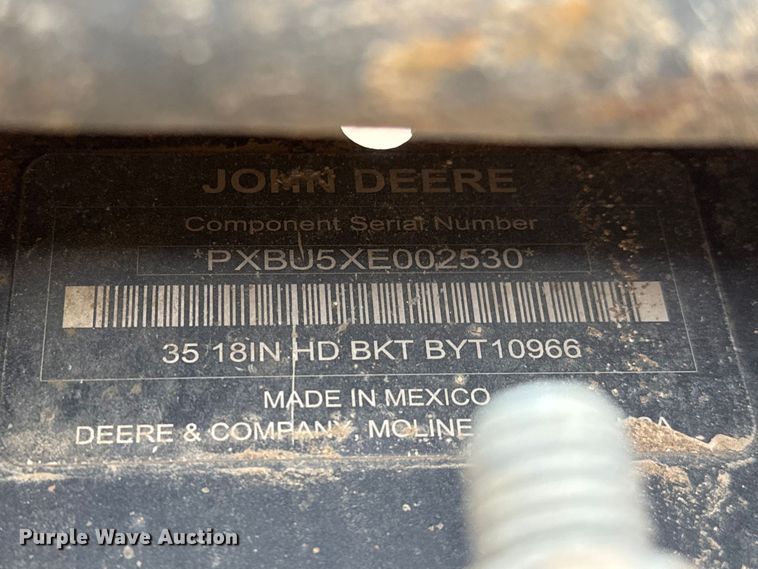 image for item ET1641 2020 John Deere 35G Mini excavator