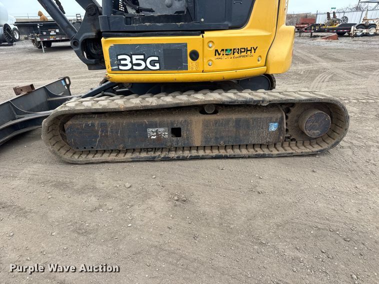 image for item ET1641 2020 John Deere 35G Mini excavator