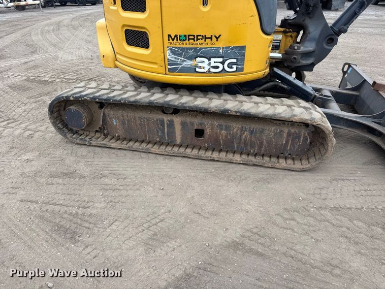 image for item ET1641 2020 John Deere 35G Mini excavator