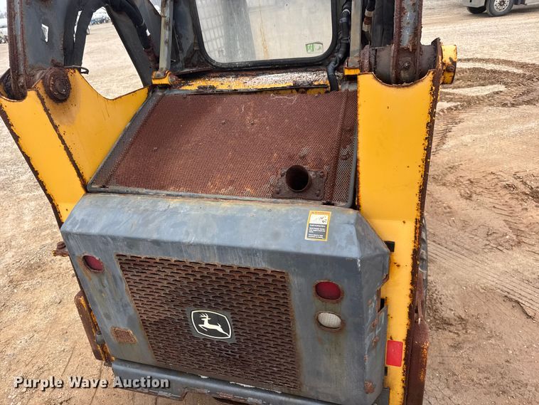 image for item ET1655 2015 John Deere 314G skid steer loader
