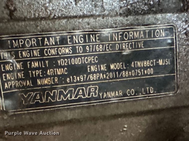 image for item ET1655 2015 John Deere 314G skid steer loader