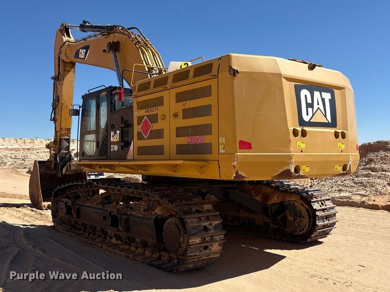 image for item EU4946 2018 Caterpillar 374FL excavator