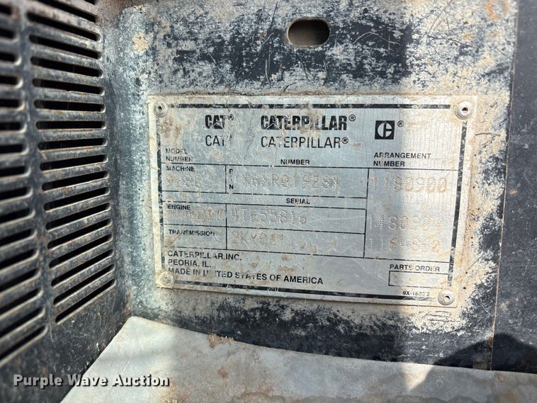 image for item EU4984 1999 Caterpillar 928G wheel loader