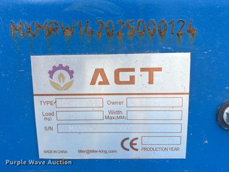 image for item EV2827 2025 AGT MX-MRW14 compact utility loader