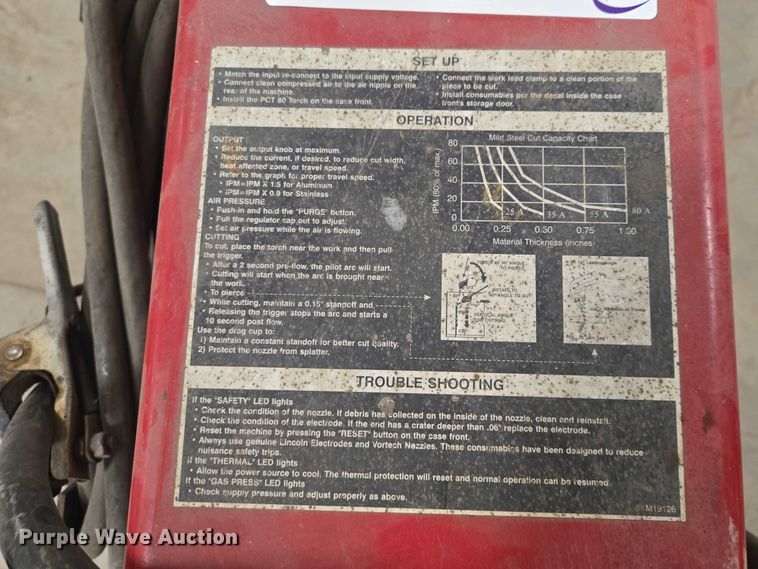 image for item EV5536 Lincoln Pro Cut 55 plasma cutter