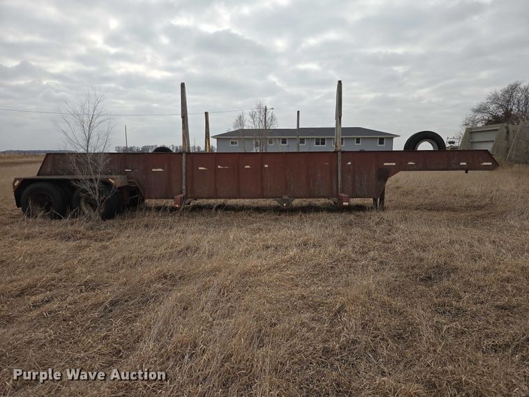 image for item EV5551 Shop built precast concrete panel trailer
